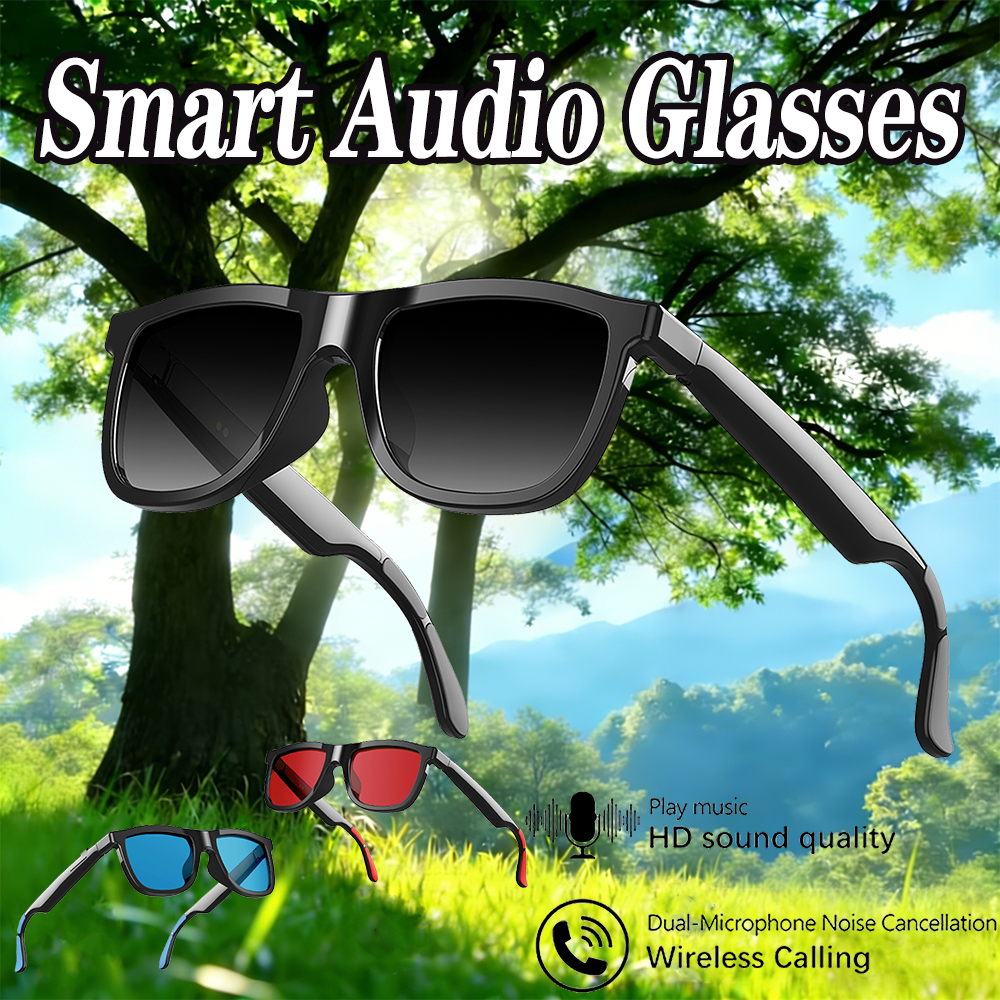 Audio Music Arabic - Smart Audio Glasses Voice Calls and