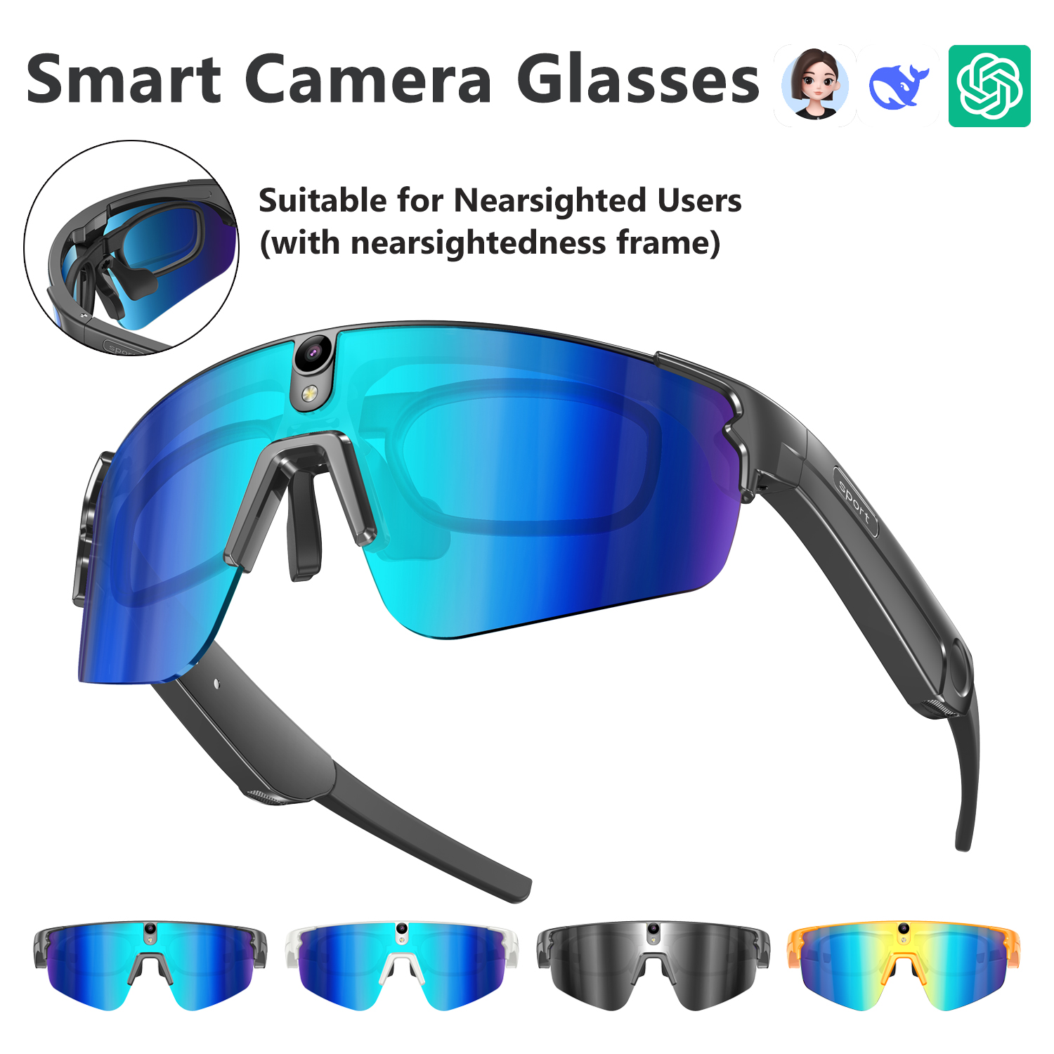 Audio Music Video - L805 AI Smart Glasses With 800W