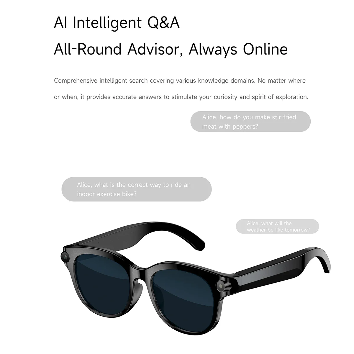 AI Sunglasses for Men with Rea - Audio Music Arabic review and price