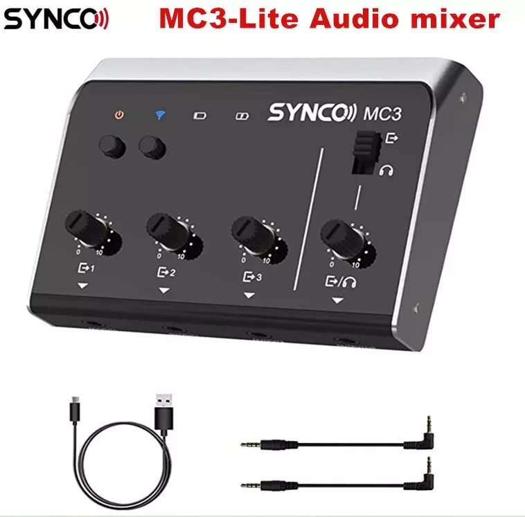 Synco MC3 Lite Audio Mixer 4 C - Audio Music Video review and price