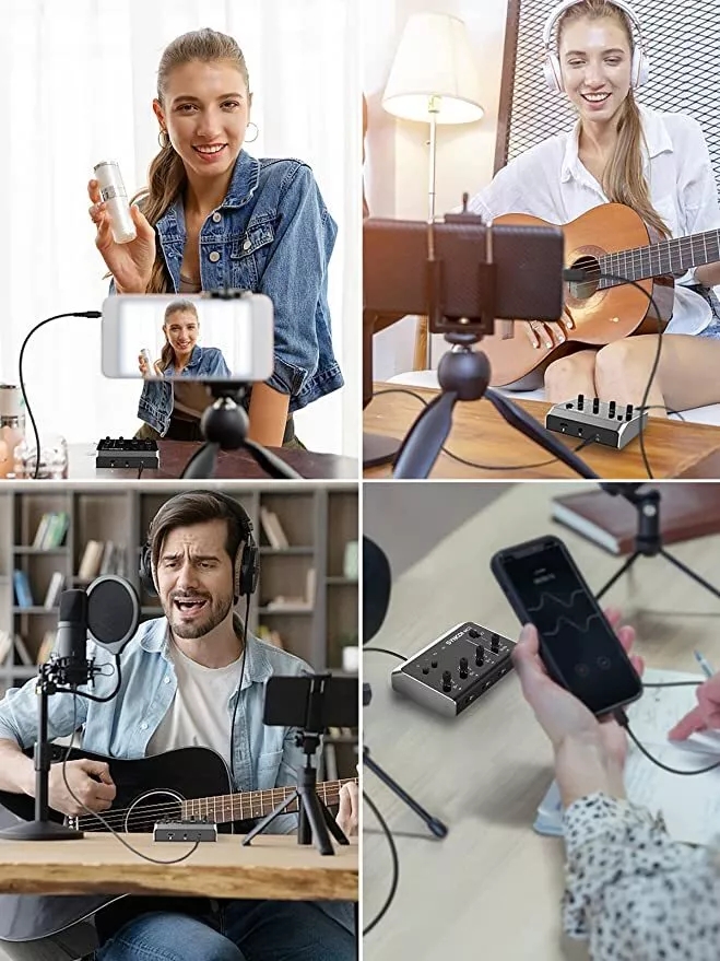Synco MC3 Lite Audio Mixer 4 C - Audio Music Video review and price