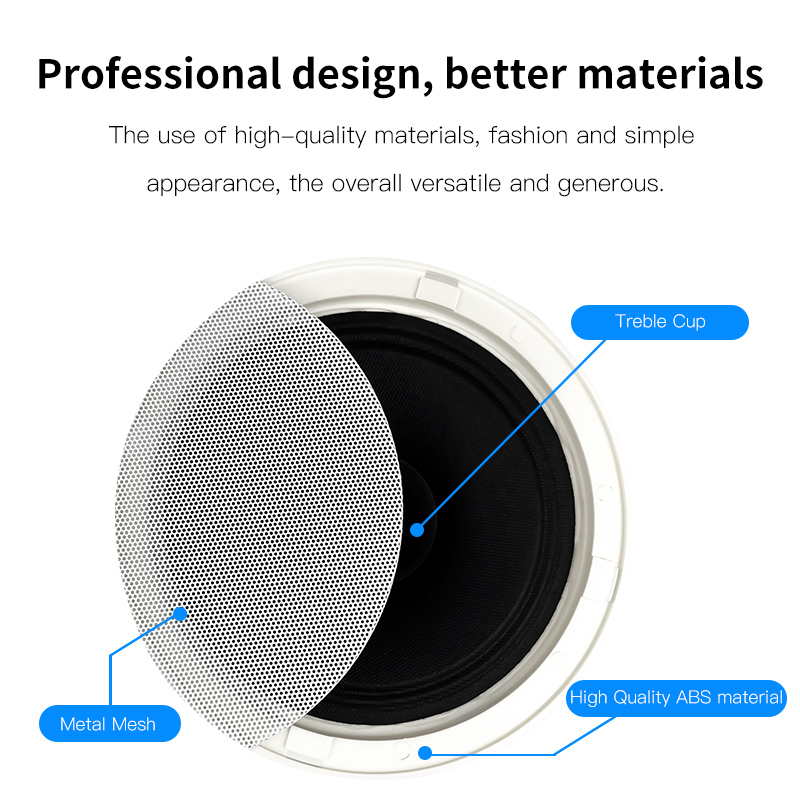 6 Inch 8ohm Ceiling Speaker Fu - Audio Music In Background review and price