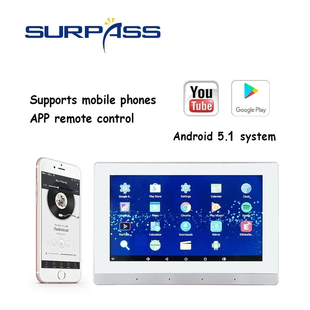 7inch WiFi In Wall Amplifier T - Audio Music In Background review and price