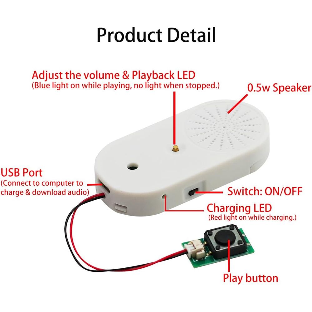 16MB MP3 Audio Box with Push B - Audio Music Mp3 Download review and price