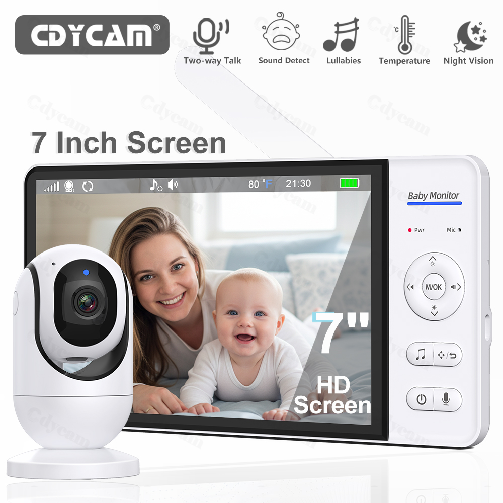 7.0'' Video Baby Monitor 720P  - Audio Music Video review and price