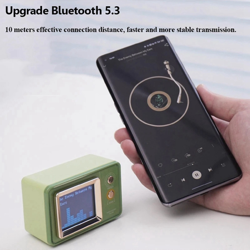 Retro Bluetooth Speaker Vintag - Audio Music To Lyrics review and price