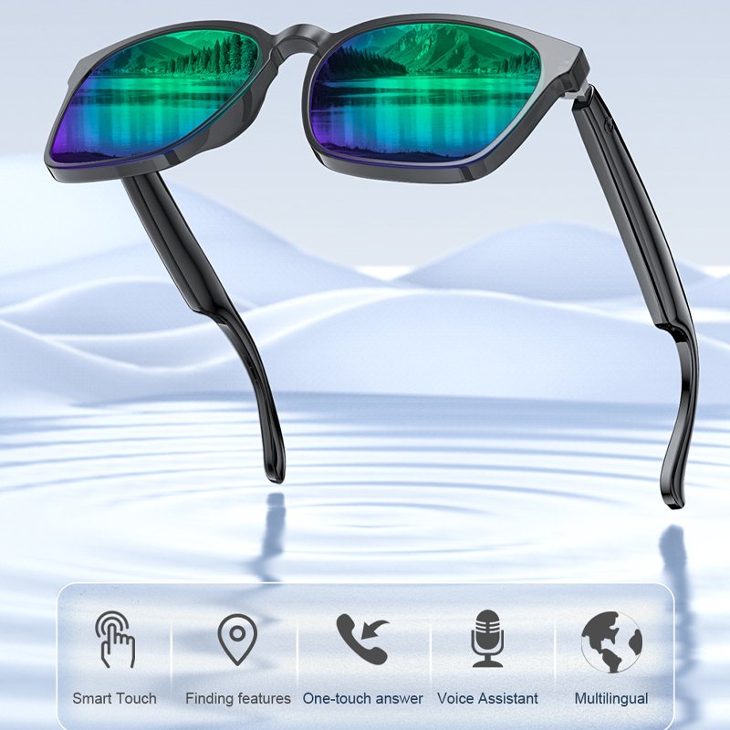 Ai smart bluetooth glasses off - Audio Music Arabic review and price