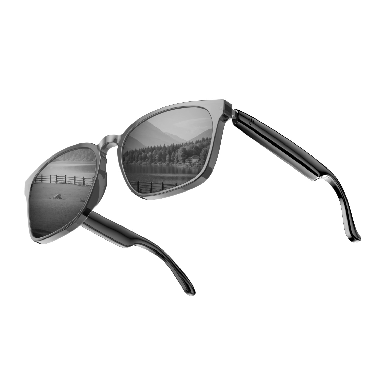 Ai smart bluetooth glasses off - Audio Music Arabic review and price
