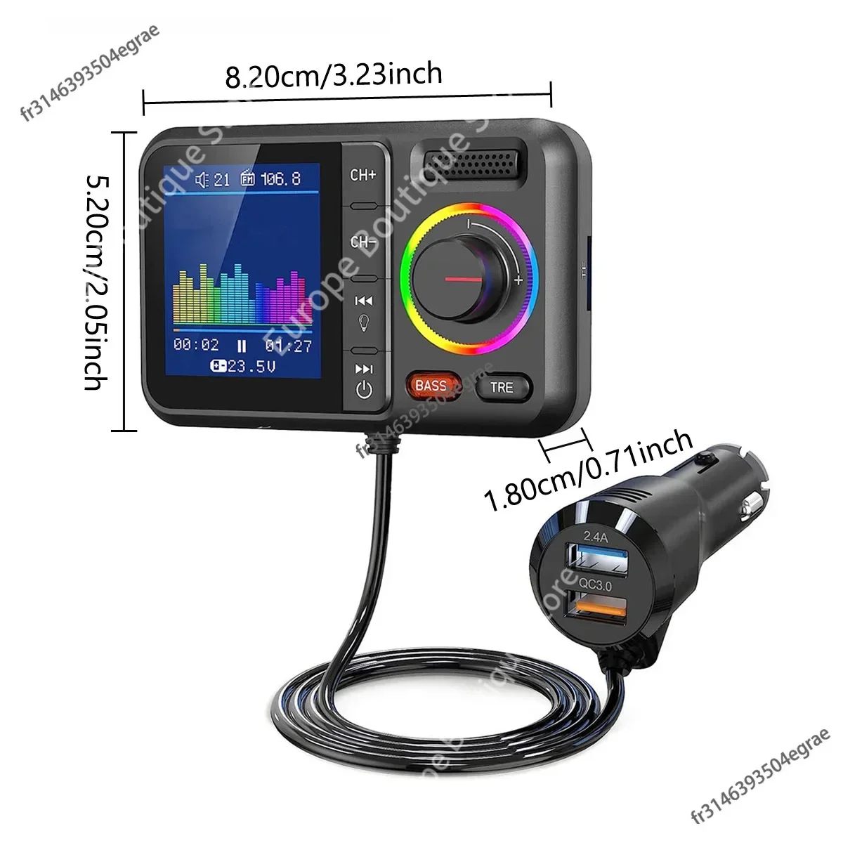 2026 NEW Car Wireless FM Trans - Audio Music App review and price