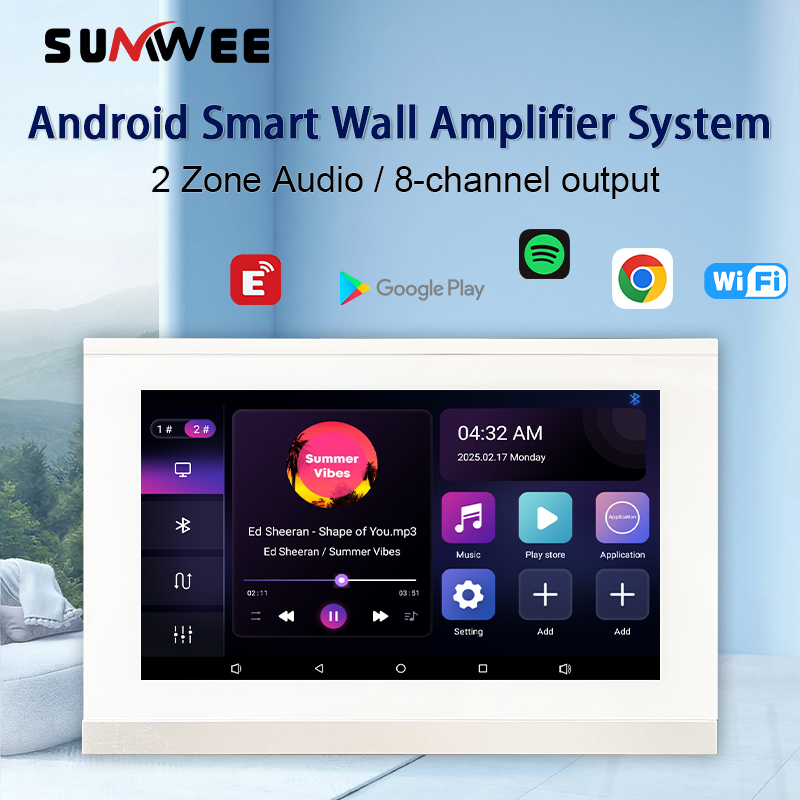 2zone audio in wall amplifier  - Audio Music In Background review and price