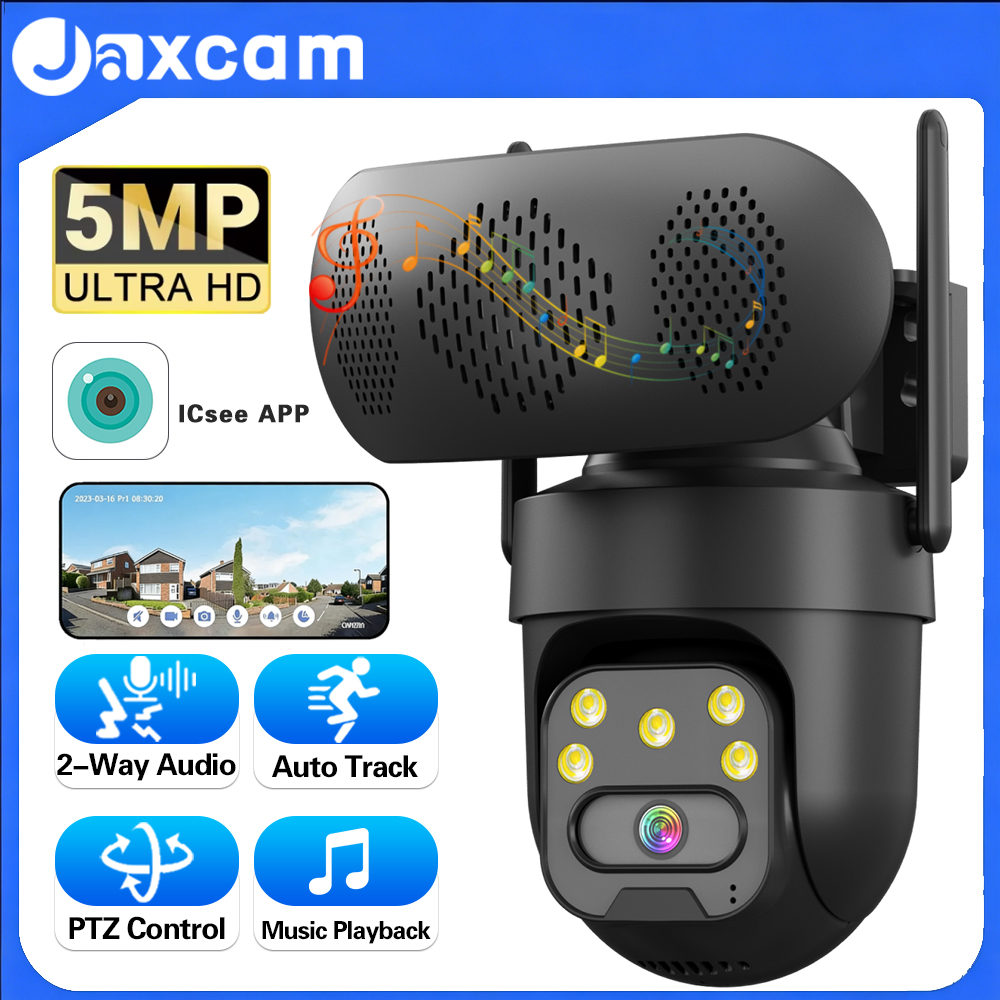 5MP HD WiFi IP Camera with Mus - Audio Music Track review and price
