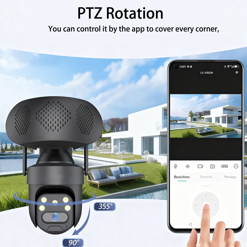 5MP HD WiFi IP Camera with Mus - Audio Music Track review and price
