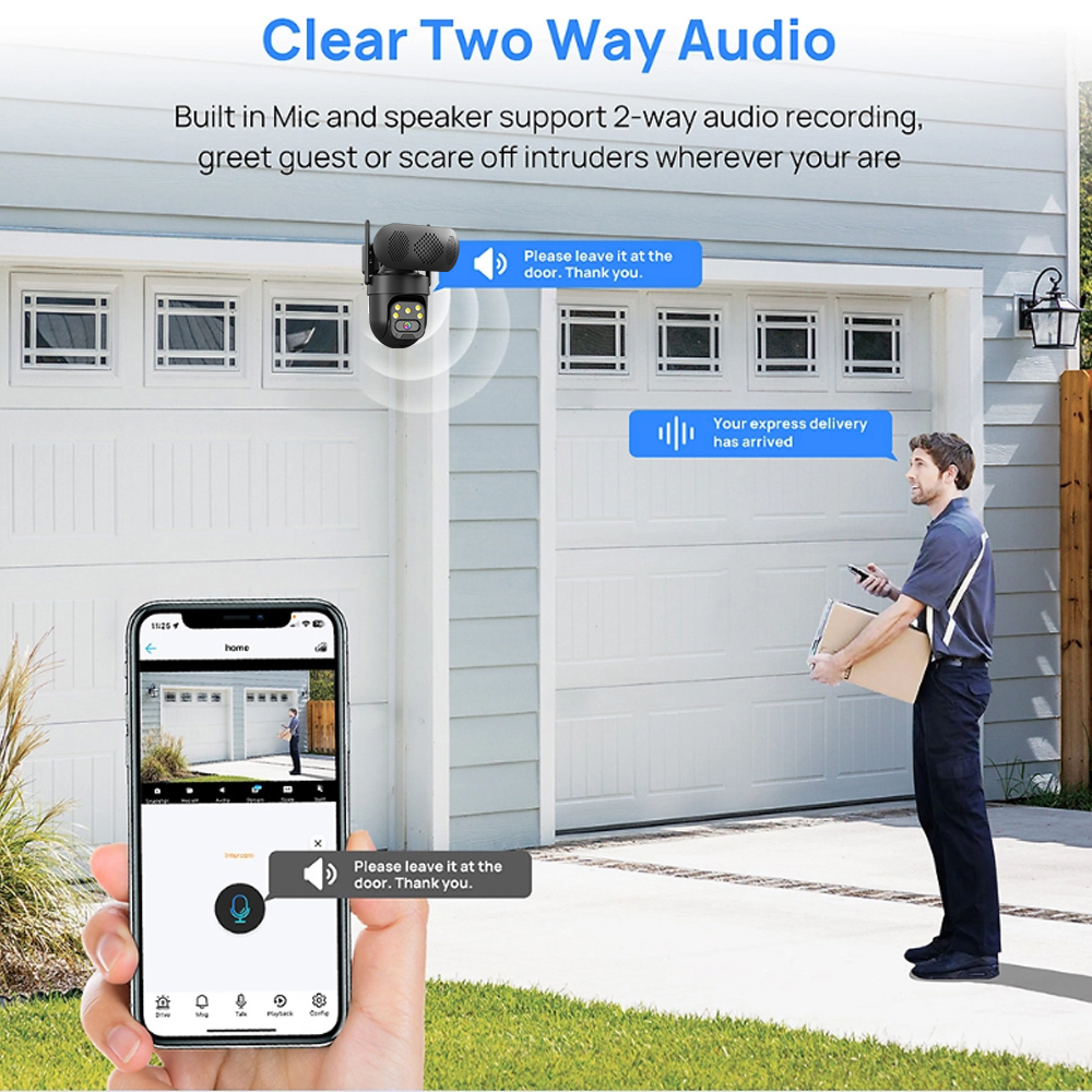 5MP HD WiFi IP Camera with Mus - Audio Music Track review and price
