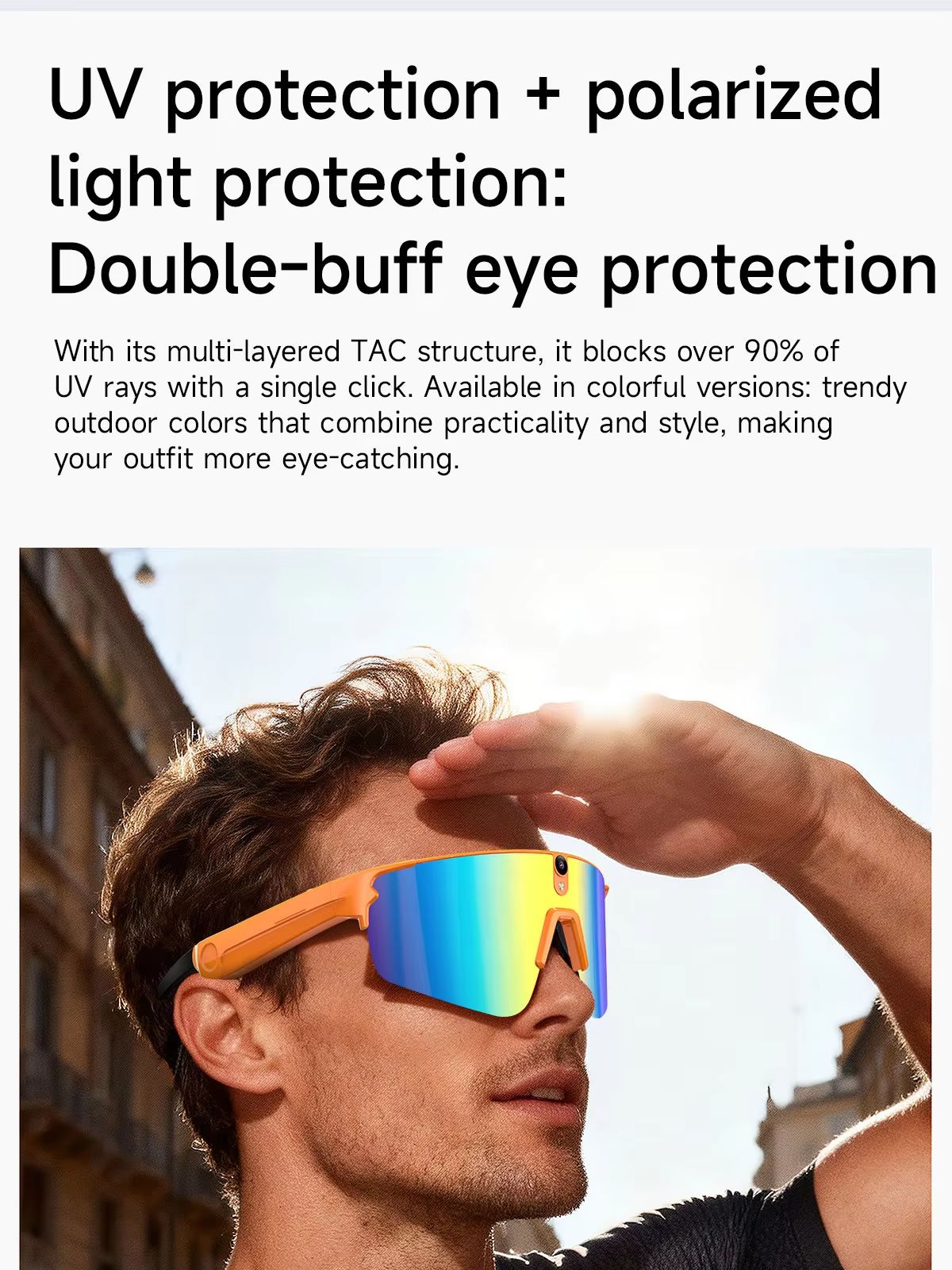 L805 AI Smart Glasses With 800 - Audio Music Video review and price