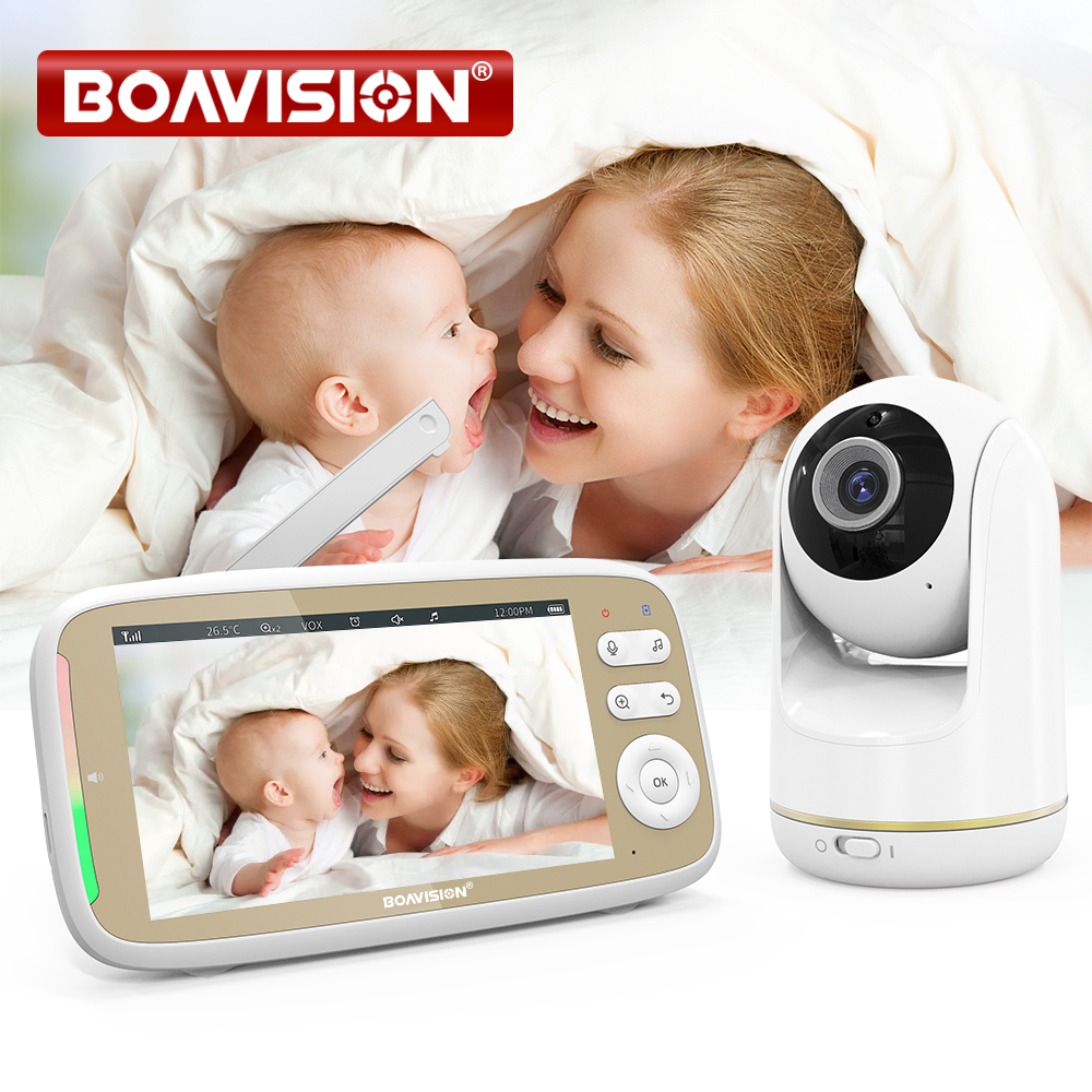 VB803 Baby Monitor 5 Inch 720P - Audio Music Video review and price