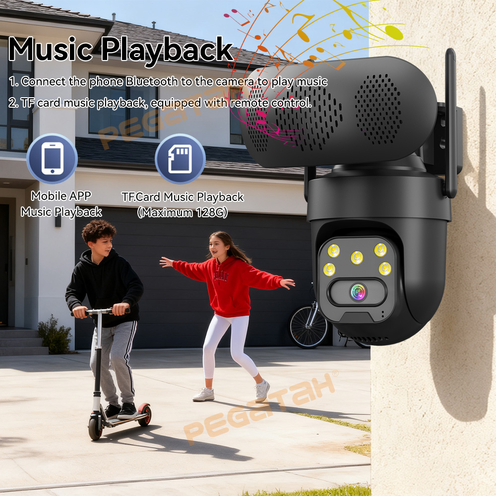 8MP WiFi IP Camera with Music  - Audio Music Track review and price