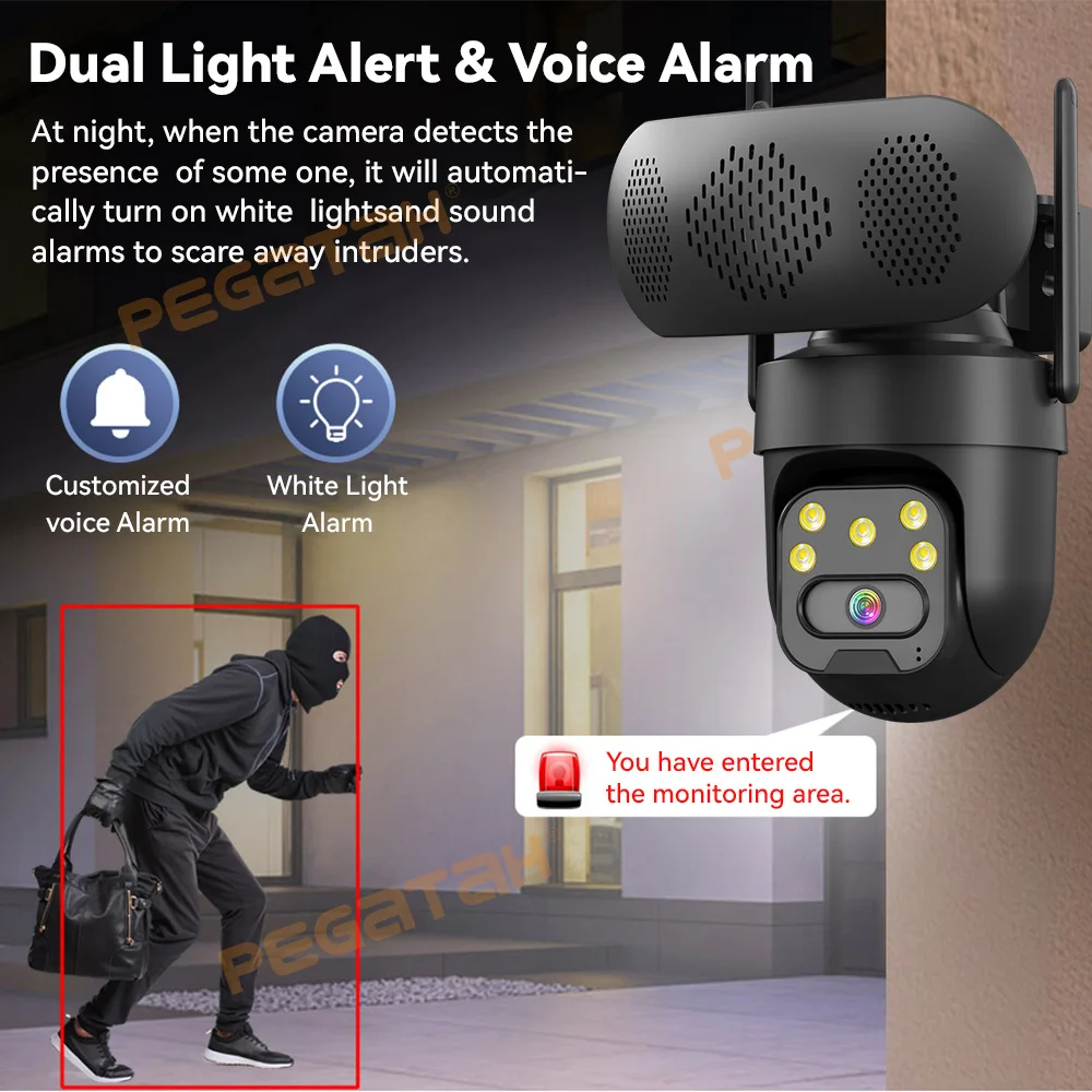 8MP WiFi IP Camera with Music  - Audio Music Track review and price