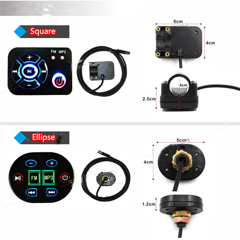 1pc  Motorbike FM Radio Motorc - Audio Music Mp3 review and price