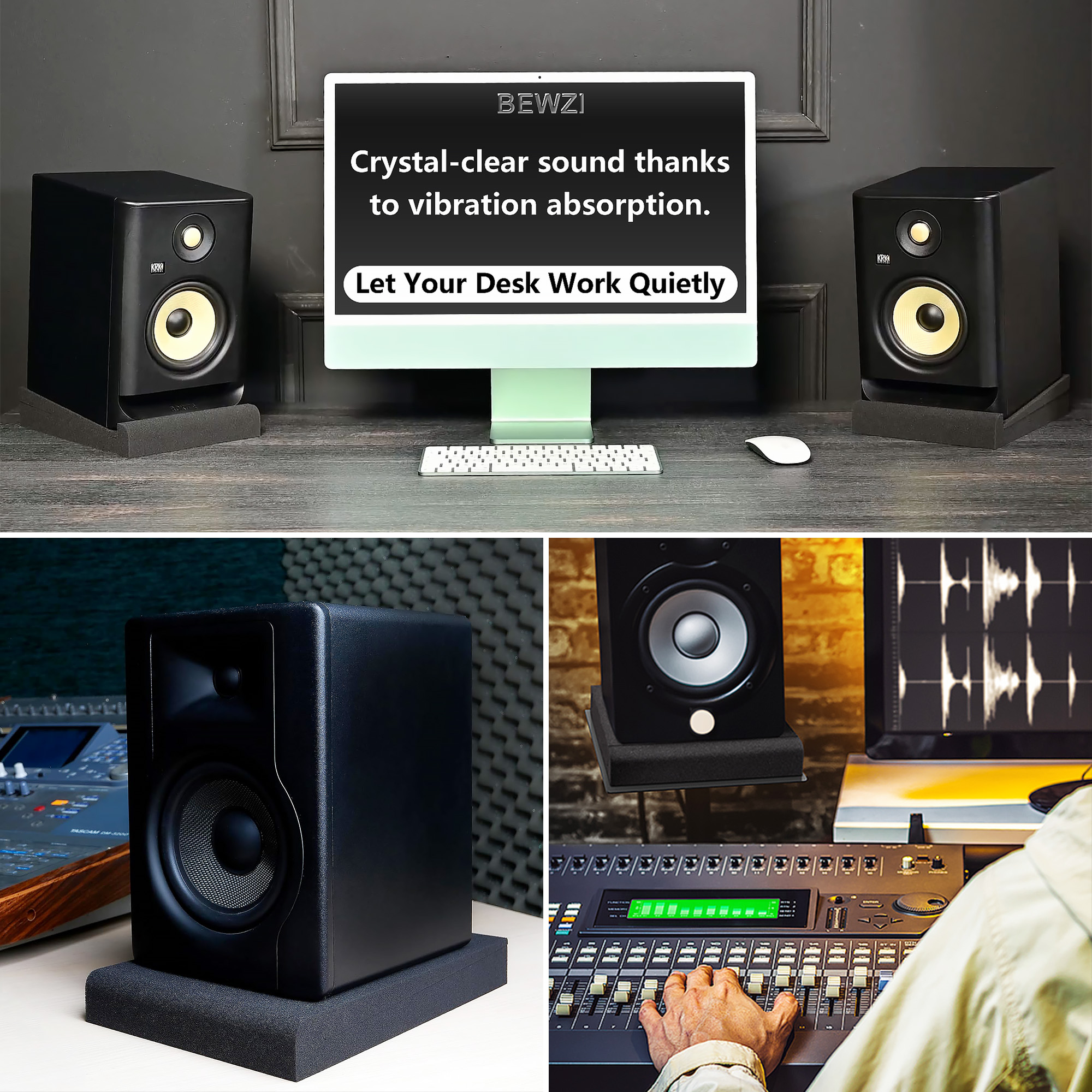 1 Pair Speaker Pads Super Anti - Studio Monitor Speaker review and price