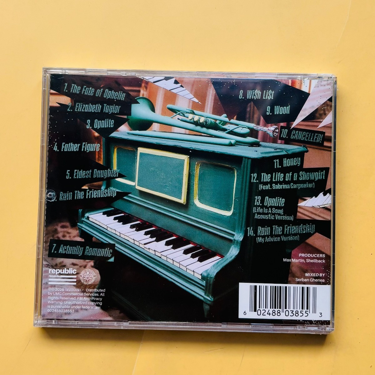 The Life of A Showgirl Special - Audio Music Track review and price