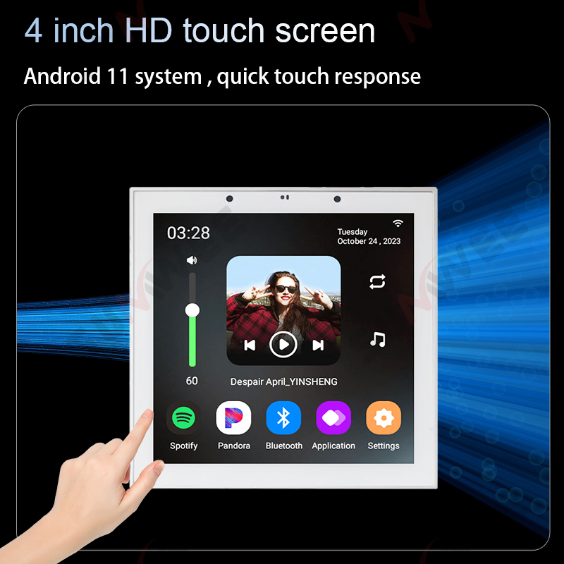 Smart Home Touch Screen 4 Inch - Audio Music In Background review and price