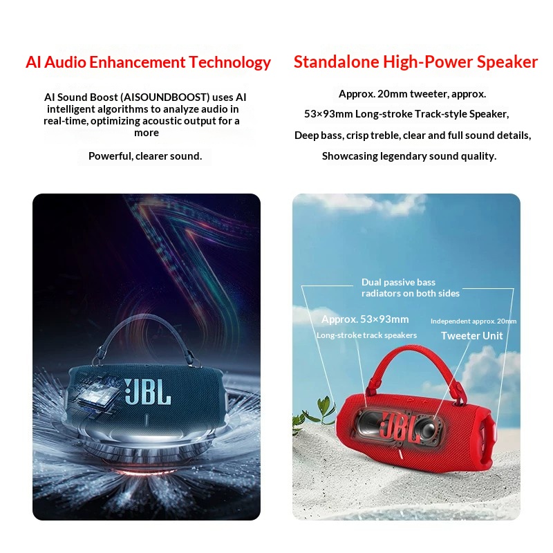 JBL CHARGE 6 Commercial audio  - Audio Music In Background review and price