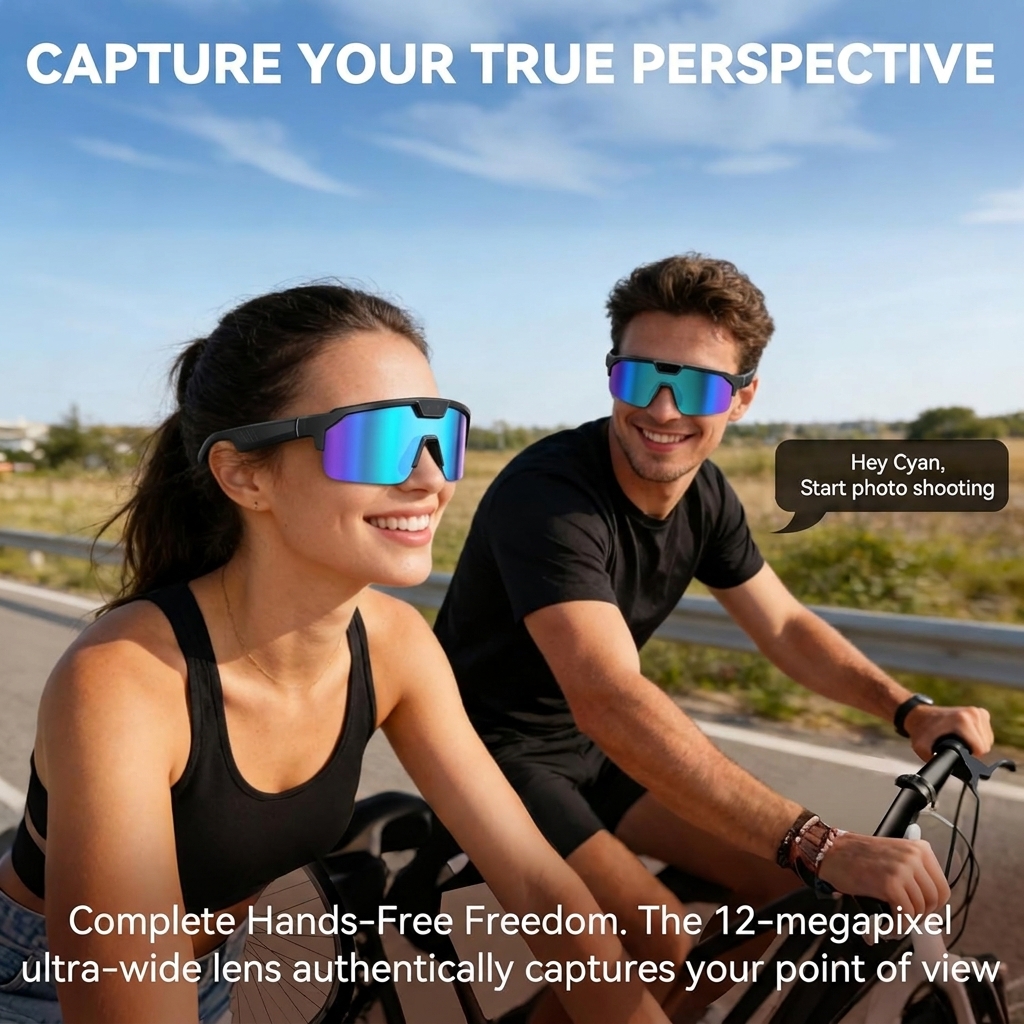 2026 New AI Smart Sports Glass - Audio Music Arabic review and price