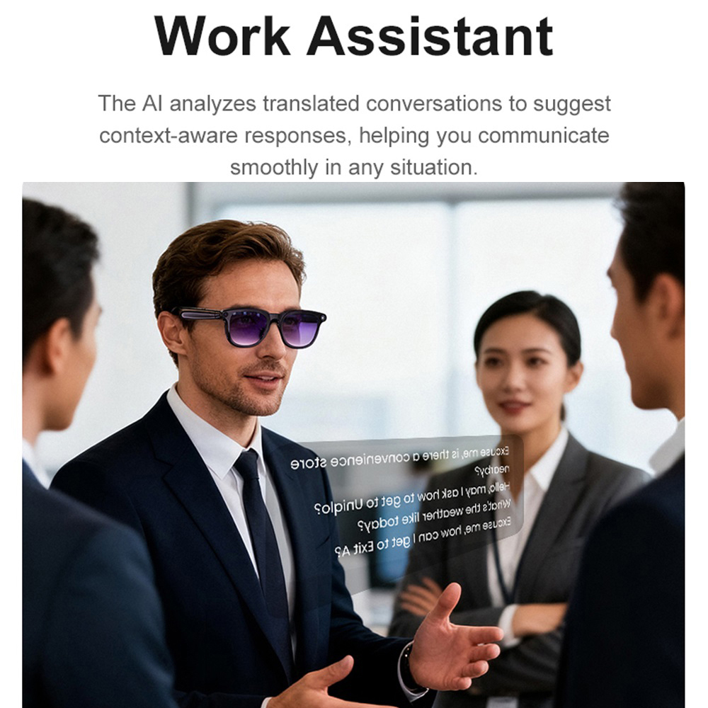Smart Glasses AI Assistant Rea - Audio Music Video review and price