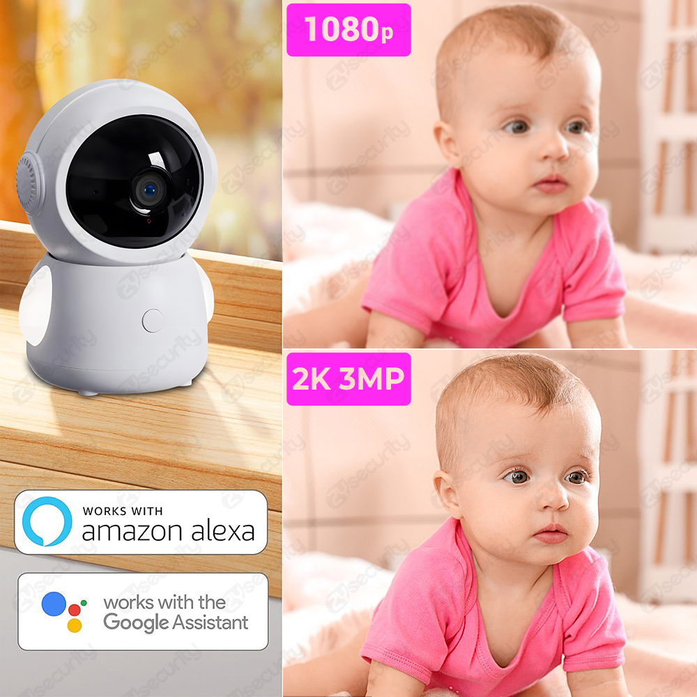2K 3MP Two Camera WiFi Baby Mo - Audio Music Track review and price
