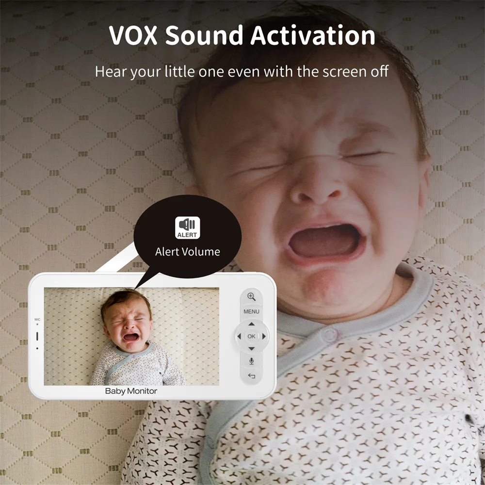 Babystar 5 Inch Wifi Baby Moni - Audio Music Video review and price