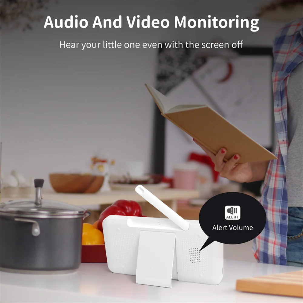 Babystar 5 Inch Wifi Baby Moni - Audio Music Video review and price