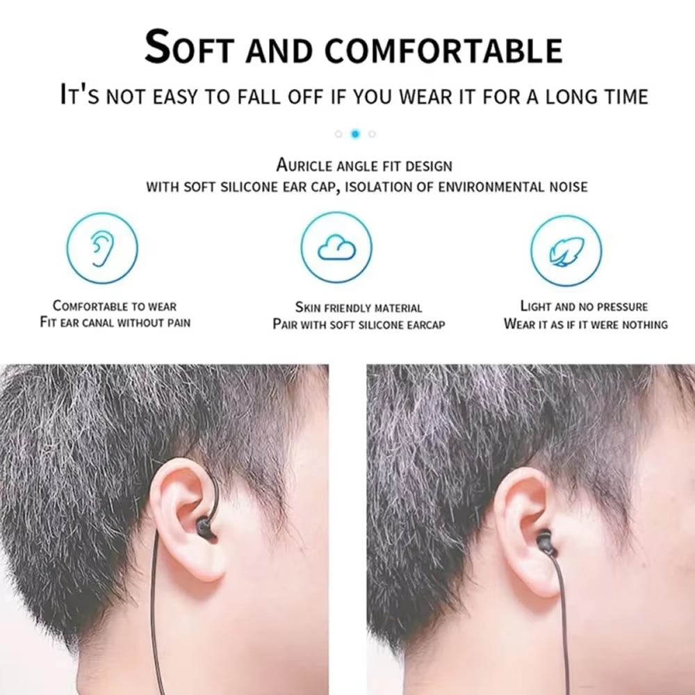 3.5mm Short Wired Headphones S - Audio Music App review and price