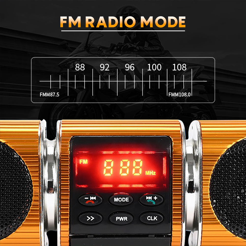 Motorcycle Audio FM Radio, USB - Audio Music Mp3 review and price