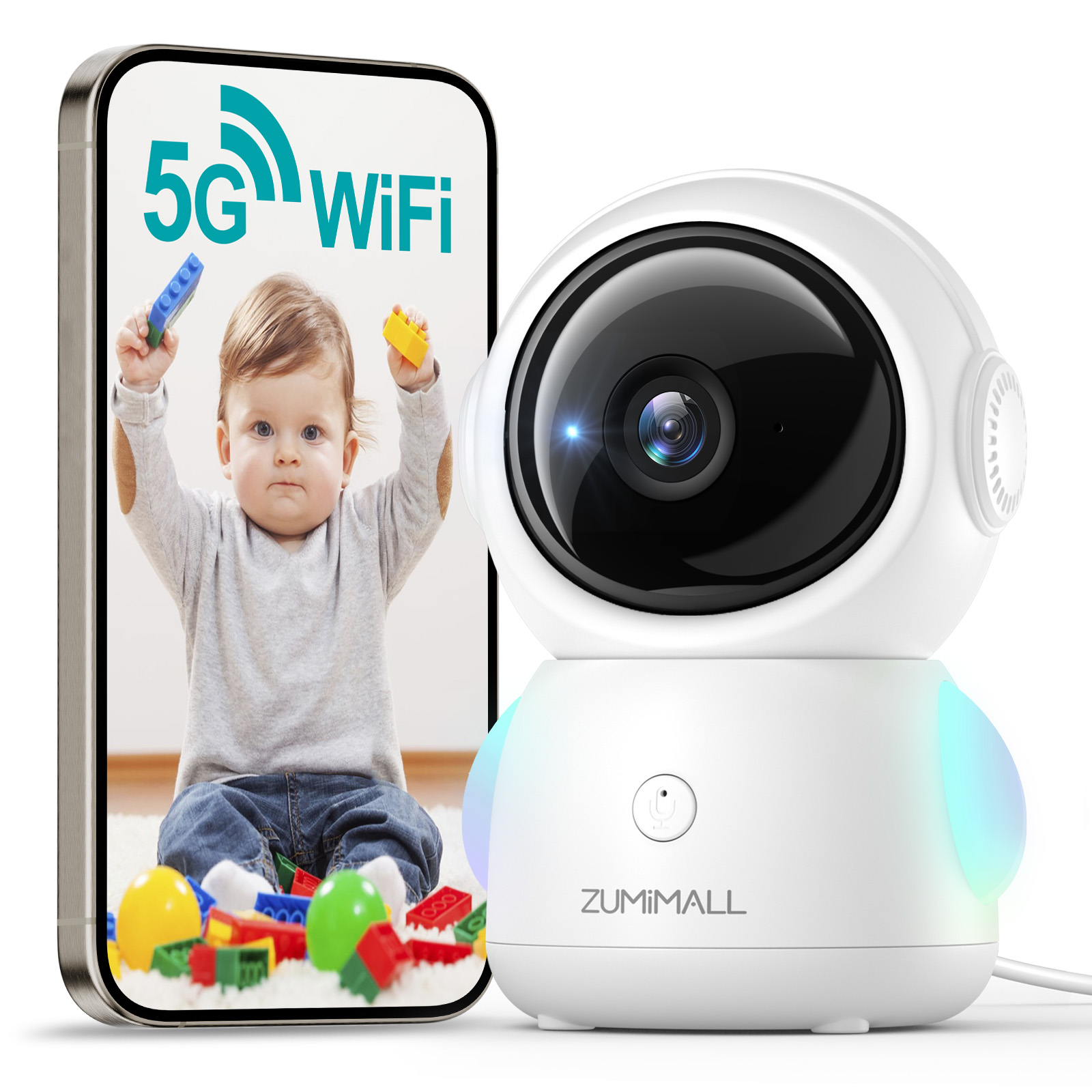 ZUMIMALL Wired security Camera - Audio Music Track review and price