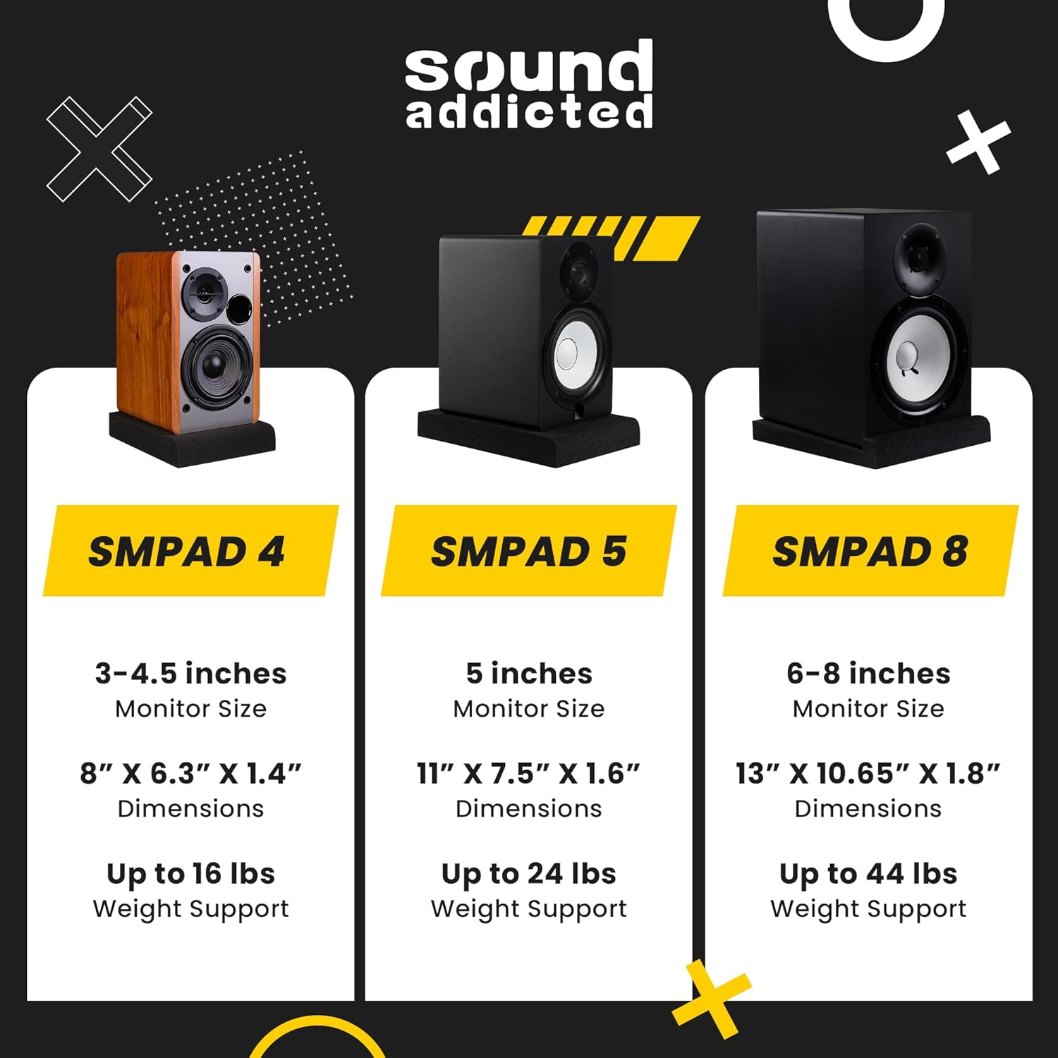 Studio Monitor Isolation Pads  - Studio Monitor Speaker review and price