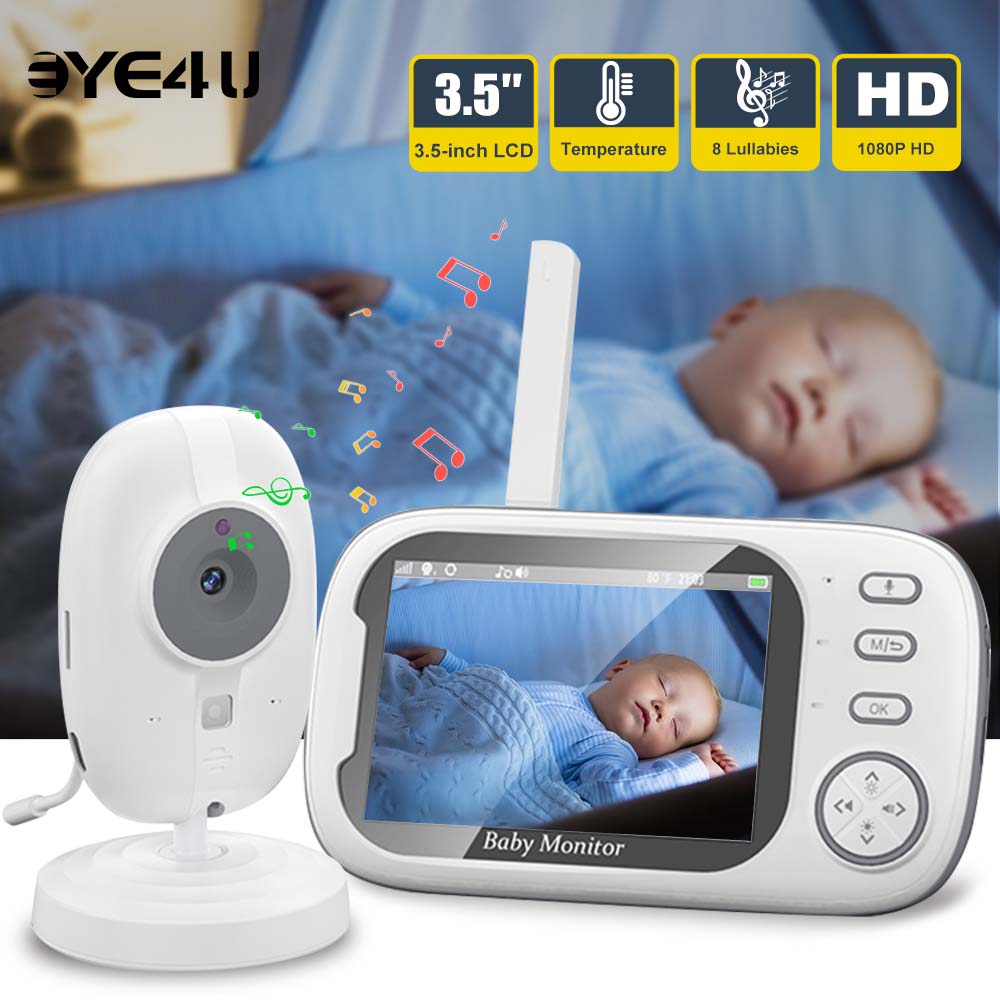 3.5'' Video Baby Monitor 2.4G  - Audio Music Video review and price