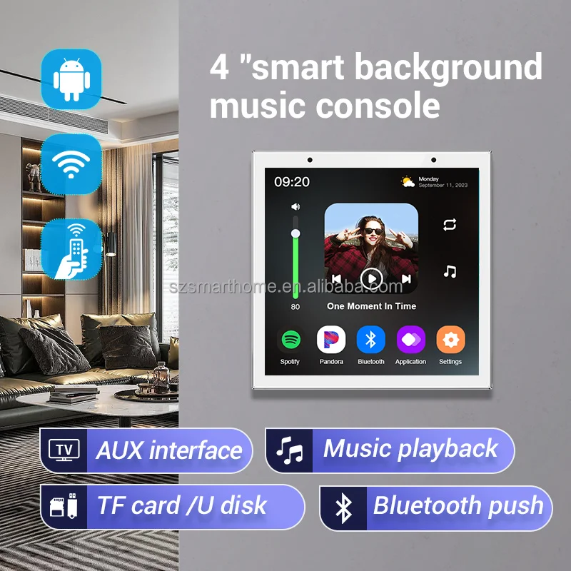 4-Inch Smart Home Background M - Audio Music In Background review and price